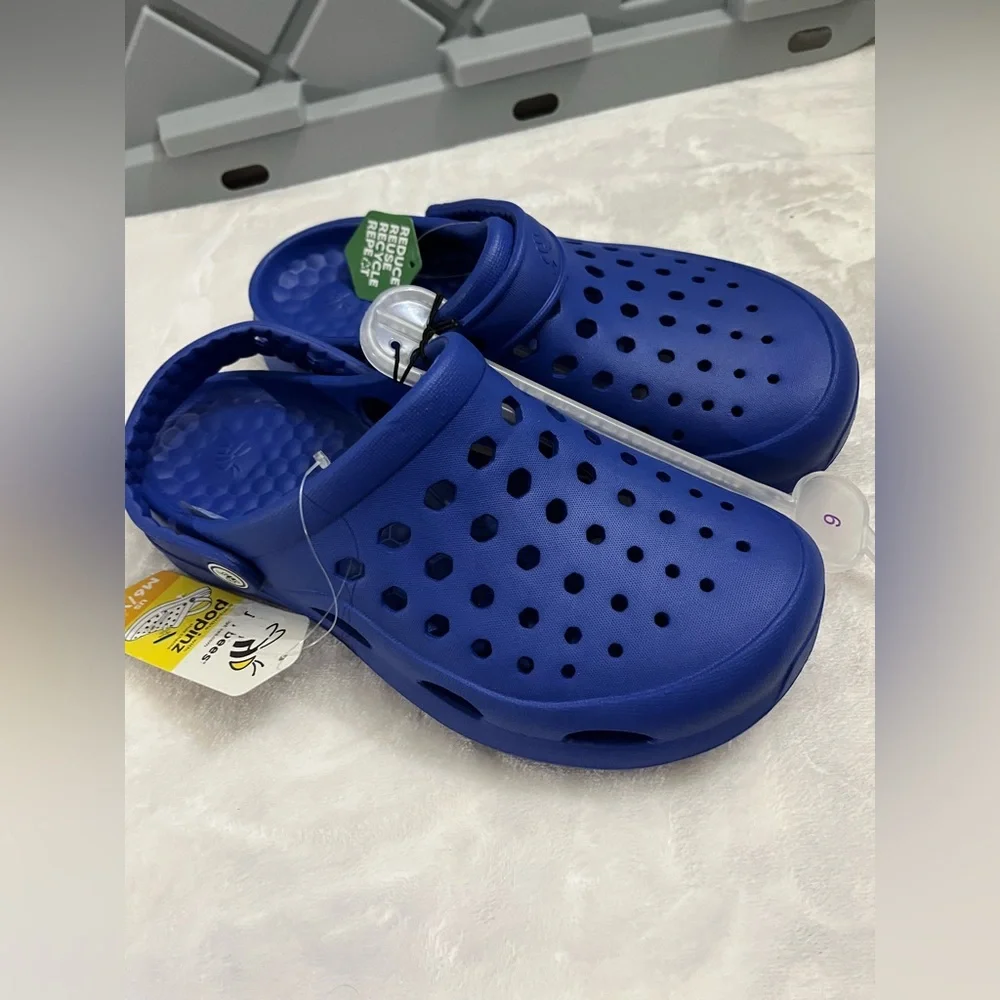 Joybees Harper Blue Toddler Clog Sandal Water Shoe Size W8 M6